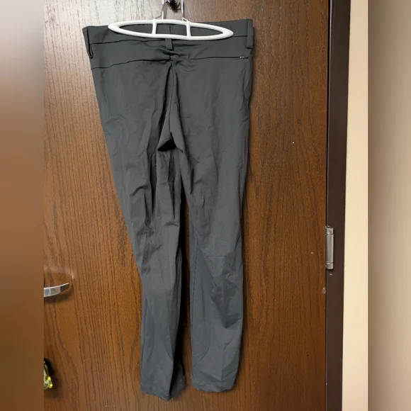 Stylus Men's Charcoal Gray Dress Pants Slim Fit Flat Front 32 X 30 Business - Picture 3 of 7